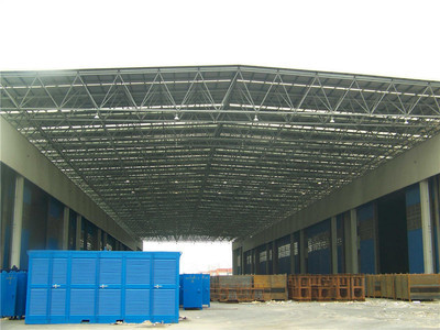 【江苏七子建设Q235 网架工程 网架设计安装 煤棚封闭